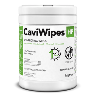 WIPE, DISINFECTING CAVIWIPE HP6X6.75" (160/CN 12CN/CS) | Quantity - 1x CS