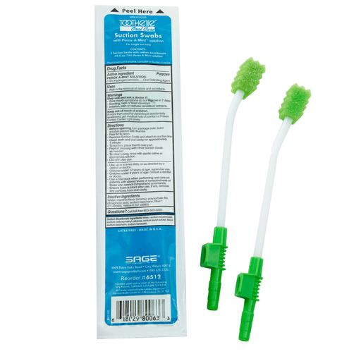 Toothette® Single Use Suction Swab System | Quantity - 1x CS