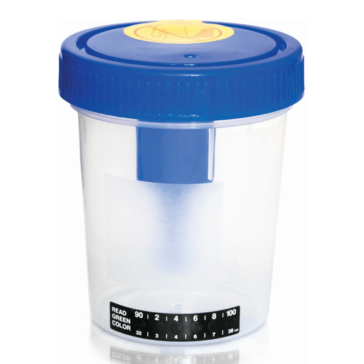 McKesson Urine Specimen Container with Integrated Transfer Device, 120 mL | Quantity - 1x CS