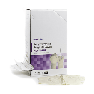 McKesson Perry® Polychloroprene Surgical Glove, Size 8, Cream | Quantity - 1x CS