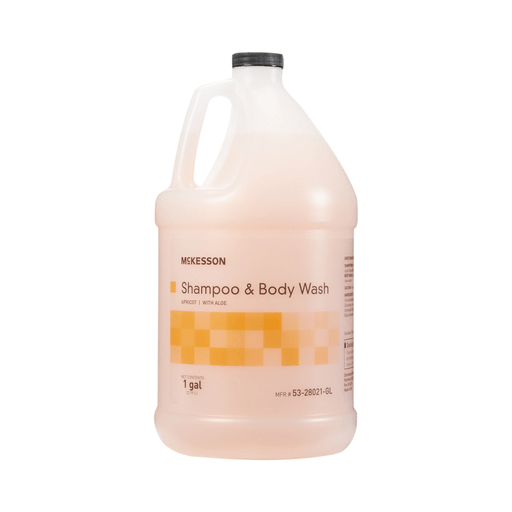 McKesson two-in-one shampoo and Body Wash, Apricot Scent, 1 Gallon Jug | Quantity - 1x EA