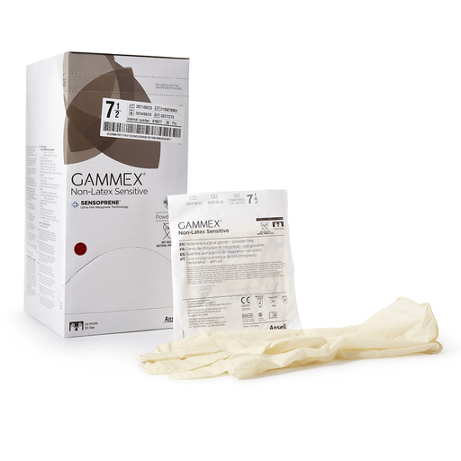 Gammex® Non-Latex Sensitive Polychloroprene Surgical Glove, Size 7-1/2, Cream | Quantity - 1x CS