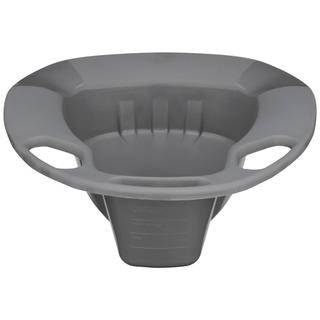 McKesson Stackable Bedpan, Non-Stick Plastic, Graphite Color | Quantity - 1x EA