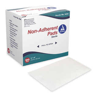 dynarex® Nonadherent Dressing, 3 x 4 Inch | Quantity - 1x BX