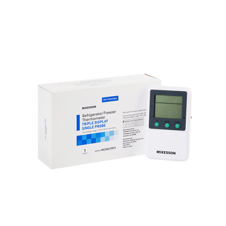McKesson Refrigerator/Freezer Thermometer, Digital Display, -58° – +158° F Range | Quantity - 1x EA