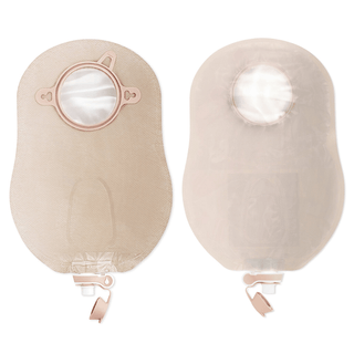 New Image™ Two-Piece Ultra Clear Urostomy Pouch, 57 mm Flange, Red Match | Quantity - 1x BX