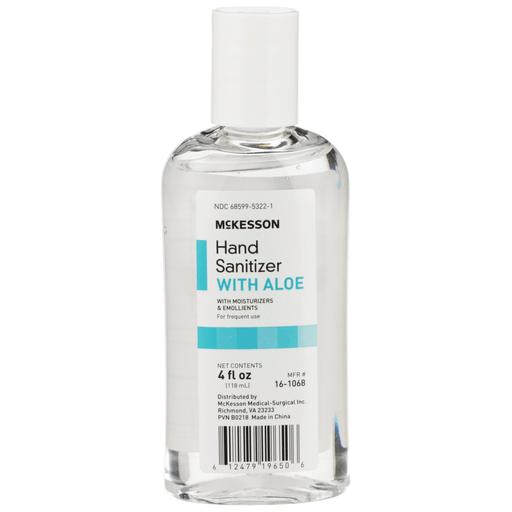 McKesson Gel Hand Sanitizer with Aloe 4 oz. | Quantity - 1x CS