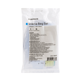 McKesson Enema Bag Set | Quantity - 1x EA