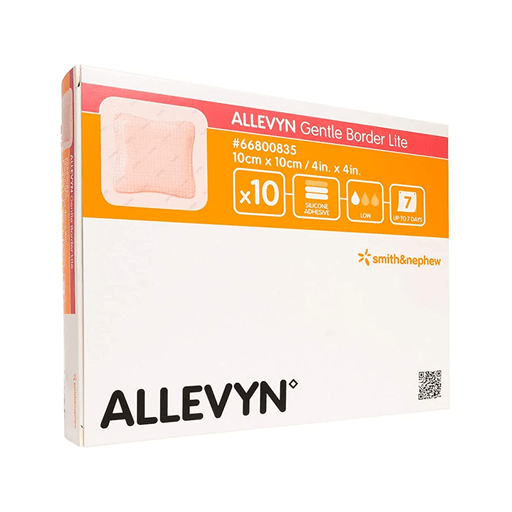 Allevyn™ Gentle Border Lite, 10 x 10 Centimeter | Quantity - 1x EA