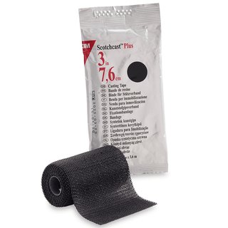 3M™ Scotchcast™ Plus Black Cast Tape, 3 Inch x 4 Yard | Quantity - 1x CS