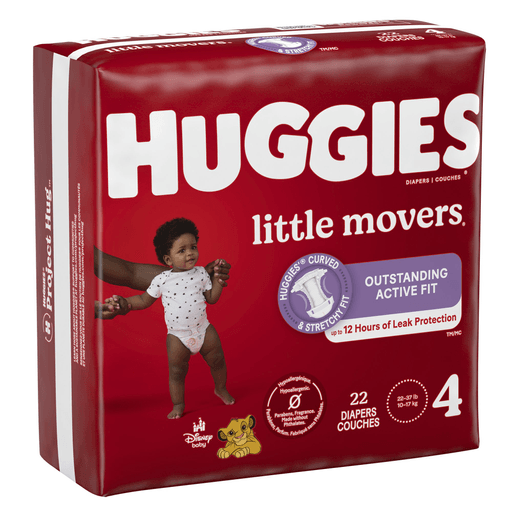 Huggies® Little Movers® Diaper, Size 4 | Quantity - 1x PK