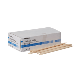 McKesson Manicure Sticks, 100% White Birch, 4.5 Inch | Quantity - 1x EA