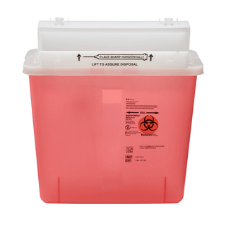 SharpStar™ In-Room™ Sharps Container, 1.25 Gallon, 12.5 x 5.5 x 10.75 Inch | Quantity - 1x EA