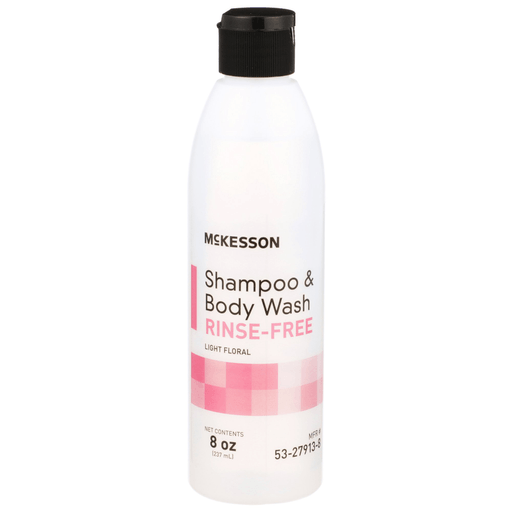 McKesson Rinse-Free Shampoo and Body Wash, 8 oz Bottle | Quantity - 1x CS