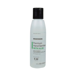 McKesson Premium Hand Sanitizer With Aloe, Ethyl Alcohol Gel, 4 oz Bottle | Quantity - 1x EA