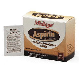 ASPRIN, TAB 325MG (24/BX) | Quantity - 1x BX
