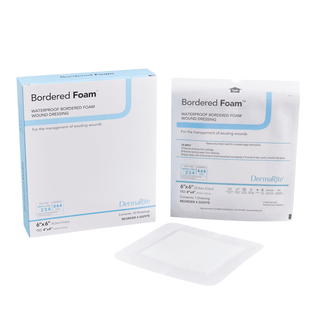 BorderedFoam® Adhesive with Border Foam Dressing, 6 x 6 Inch | Quantity - 1x EA