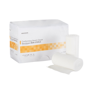 McKesson Conforming Bandage, 4 Inch x 4-1/10 Yard | Quantity - 1x CS