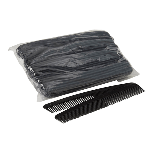 McKesson Black Plastic Hair Comb, 7 Inch | Quantity - 1x BG