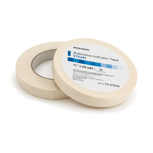 McKesson Steam Indicator Tape, ½ Inch x 60 Yard | Quantity - 1x CS