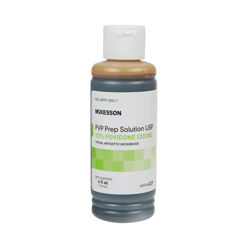 McKesson Microbicide Antiseptic PVP Scrub Solution, 4-ounce bottle | Quantity - 1x EA