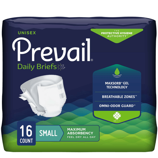 Prevail® Maximum Incontinence Brief, Small | Quantity - 1x BG