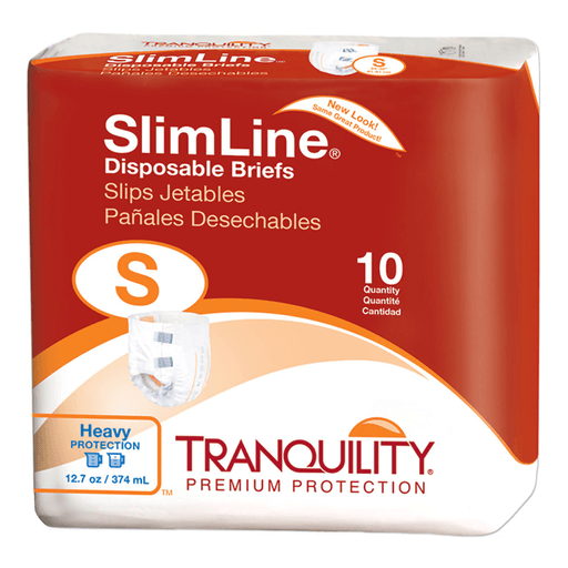 Tranquility® SlimLine® Heavy Protection Incontinence Brief, Small | Quantity - 1x PK