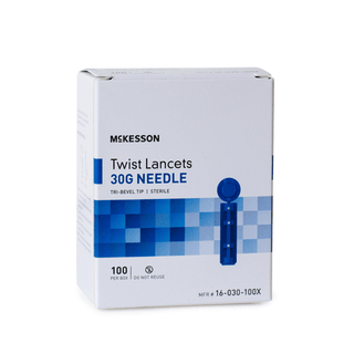 McKesson Twist Lancet, 30 gauge | Quantity - 1x BX