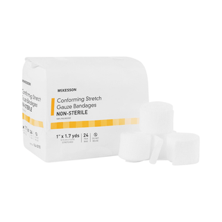 McKesson Conforming Bandage, 1 Inch x 1-7/10 Yard | Quantity - 1x CS