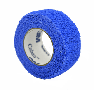 3M™ Coban™ Self-adherent Closure Cohesive Bandage, 2 Inch x 5 Yard, Blue | Quantity - 1x CS