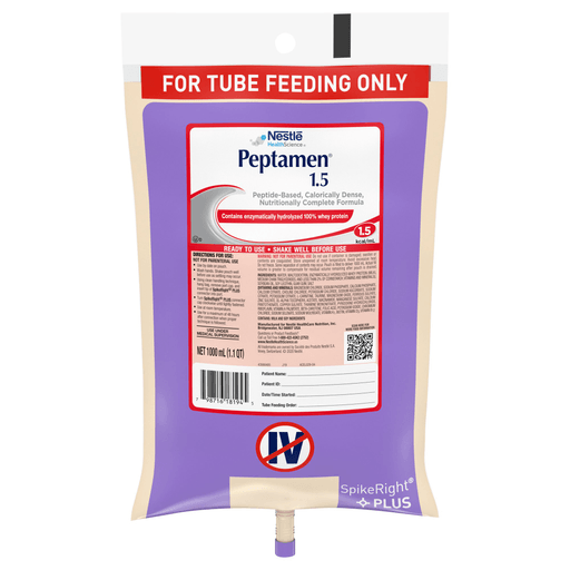 Peptamen® 1.5 Peptide-Based Nutritionally Complete Formula, 1 Liter Bag | Quantity - 1x EA