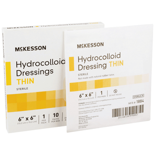 McKesson Hydrocolloid Dressing, 6 x 6 Inch | Quantity - 1x BX