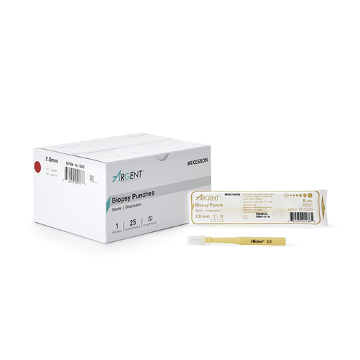 McKesson Argent™ Disposable Biopsy Punches, 2.0 mm | Quantity - 1x BX