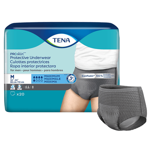 Tena® ProSkin™ Maximum Absorbent Underwear for Men, Medium | Quantity - 1x BG