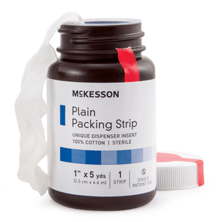 McKesson Nonimpregnated Wound Packing Strip, 1 Inch x 5 Yard | Quantity - 1x BT