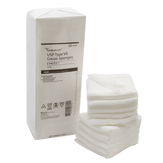 Curity™ USP Type VII Gauze Sponge, 4 x 4 Inch, 12-Ply | Quantity - 1x CS