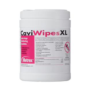 Metrex CaviWipes Surface Disinfectant Alcohol-Based Wipes, 9 x 12 Inch | Quantity - 1x CN