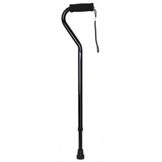 McKesson Black Aluminum Offset Cane, 30 – 39 Inch Height | Quantity - 1x CS