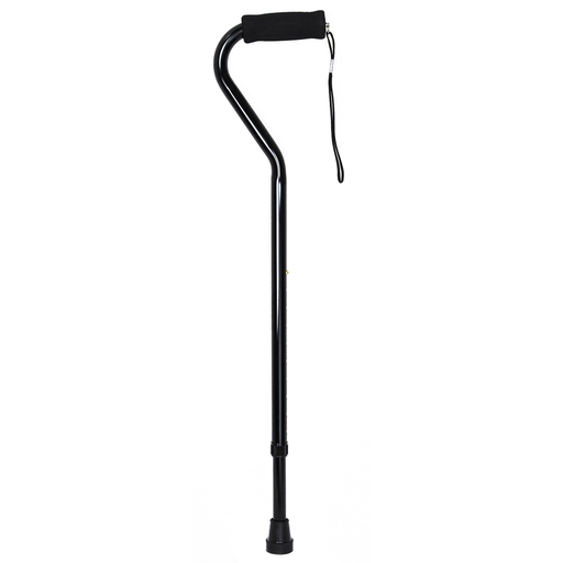 McKesson Black Aluminum Offset Cane, 30 – 39 Inch Height | Quantity - 1x CS