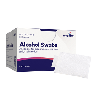 BD™ Alcohol Prep Pads, 3/4 x 1 Inch | Quantity - 1x BX