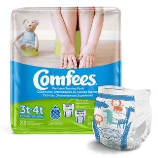 Comfees Training Pants, 12-Hour Protection, Male Toddler, 3T – 4T, 32 to 40 lbs. | Quantity - 1x BG