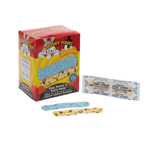 Looney Tunes™ Stat Strip® Adhesive Strip, 3/4 x 3 Inch | Quantity - 1x CS