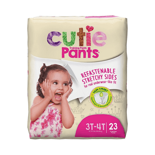 Cutie Pants® Toddler Training Pants, Pink Princess Print, 3T – 4T, 32 – 40 lbs. | Quantity - 1x CS