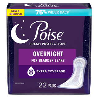 Poise® Fresh Protection™ Overnight Bladder Control Pads | Quantity - 1x PK