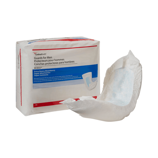Sure Care™ Bladder Control Pads for Men, Heavy Absorbency, 6.5 x 13 Inch | Quantity - 1x CS