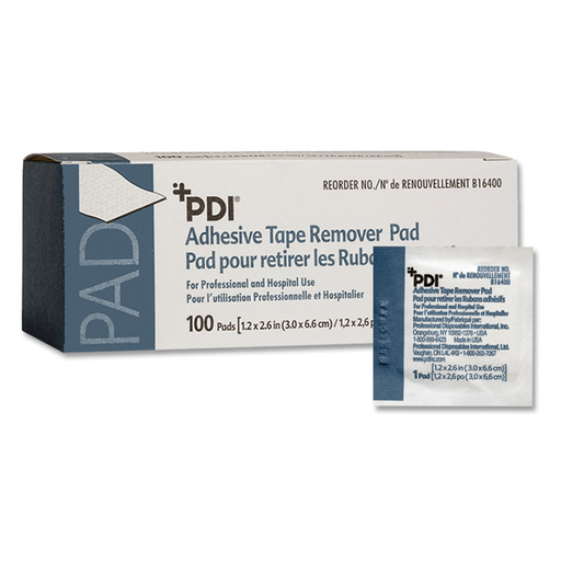 PDI® Adhesive Remover, 1¼ x 2-5/8 Inch Wipe | Quantity - 1x CS