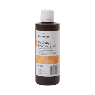 McKesson Hydrogen Peroxide Antiseptic, 4 oz. Bottle | Quantity - 1x CS
