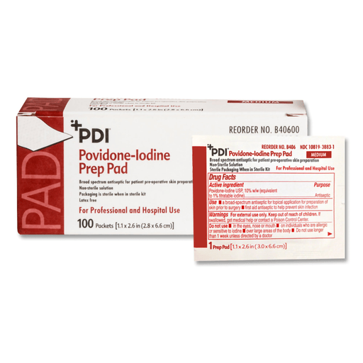 PDI® PVP Prep Pad, Medium | Quantity - 1x CS
