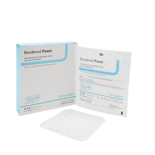 BorderedFoam® Foam Dressing, 4 x 4 Inch | Quantity - 1x EA