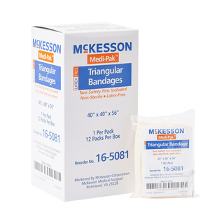 McKesson Triangular Bandage, 40 x 40 x 56 Inch | Quantity - 1x BX